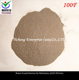 Size 1-3mm, 3-5mm, 1-0mm Brown Aluminum Oxide Sand For The Material Of  Refractory